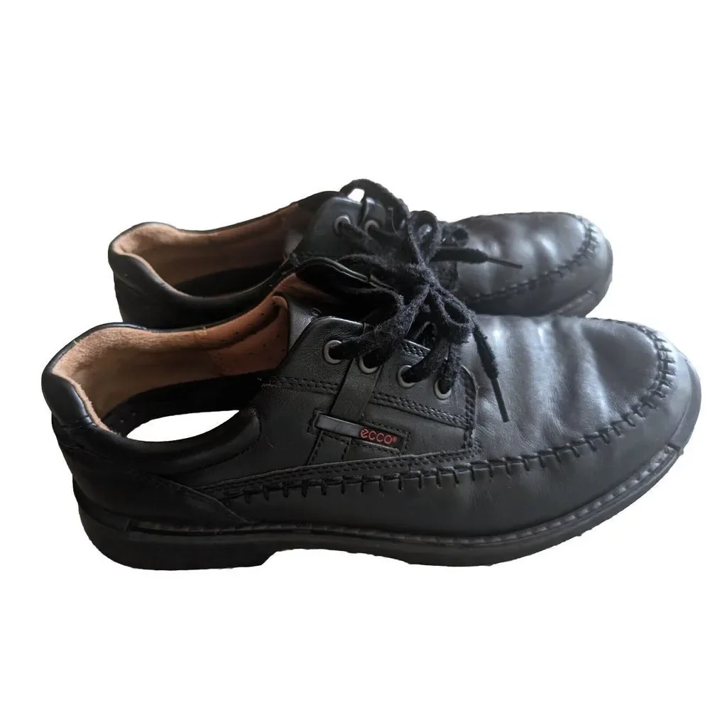 Ecco black leather